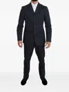 Romeo Gigli Three-button Notched-lapel Suit In Blue
