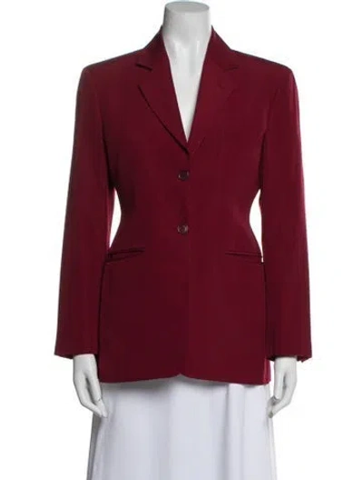 Pre-owned Romeo Gigli Vintage 1989 Blazer In Red