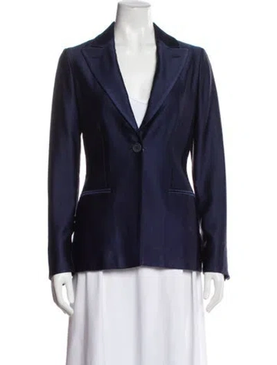 Pre-owned Romeo Gigli Vintage 1990's Blazer In Blue