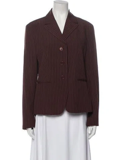 Pre-owned Romeo Gigli Vintage 1990's Blazer In Brown