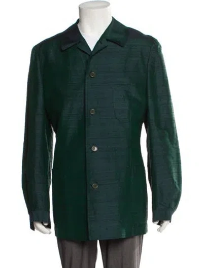Pre-owned Romeo Gigli Vintage 1990's Blazer In Green