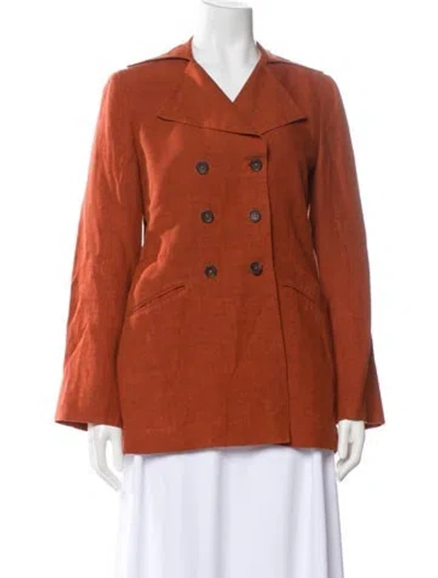 Pre-owned Romeo Gigli Vintage 1990's Blazer In Orange