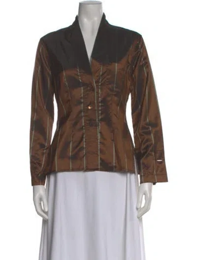 Pre-owned Romeo Gigli Vintage 1990's Blouse In Brown