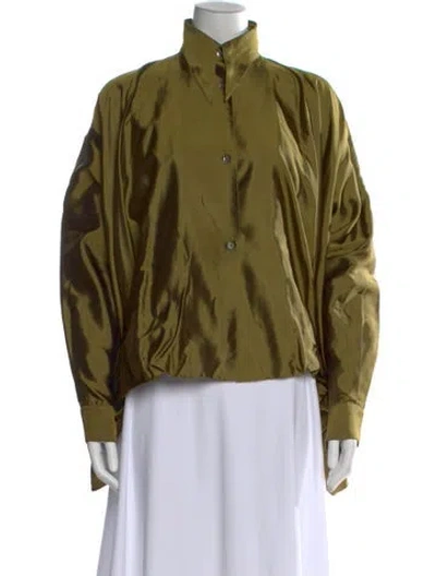 Pre-owned Romeo Gigli Vintage 1990 Blouse In Green