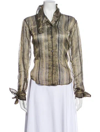 Pre-owned Romeo Gigli Vintage 1990's Blouse In Multi