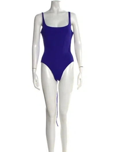 Pre-owned Romeo Gigli Vintage 1990's Bodysuit In Blue