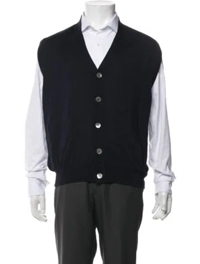Pre-owned Romeo Gigli Vintage 1990's Cardigan In Blue