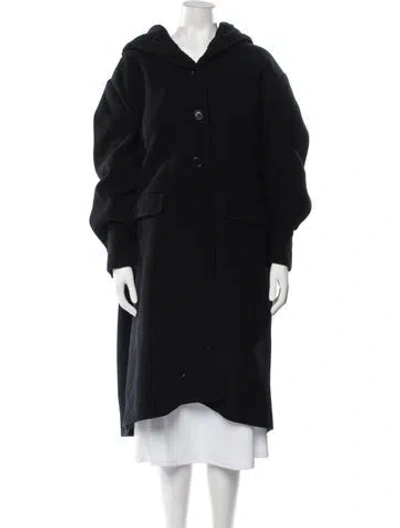 Pre-owned Romeo Gigli Vintage 1990 Coat In Black