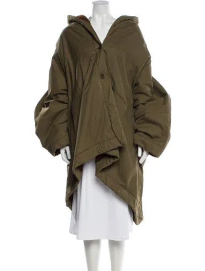 Pre-owned Romeo Gigli Vintage 1990 Coat In Green