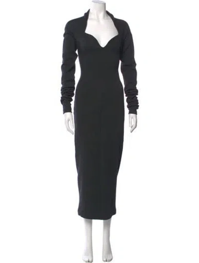 Pre-owned Romeo Gigli Vintage 1990 Long Dress In Gray