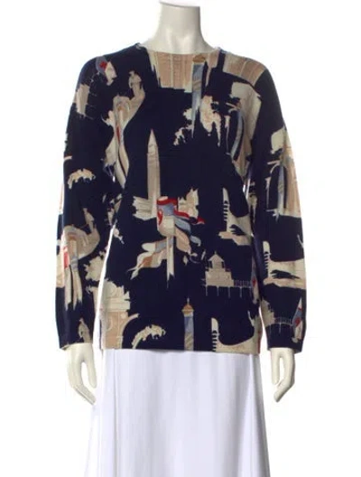 Pre-owned Romeo Gigli Vintage 1990's Sweater In Blue