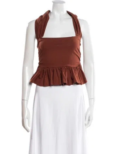 Pre-owned Romeo Gigli Vintage 1990's Top In Red