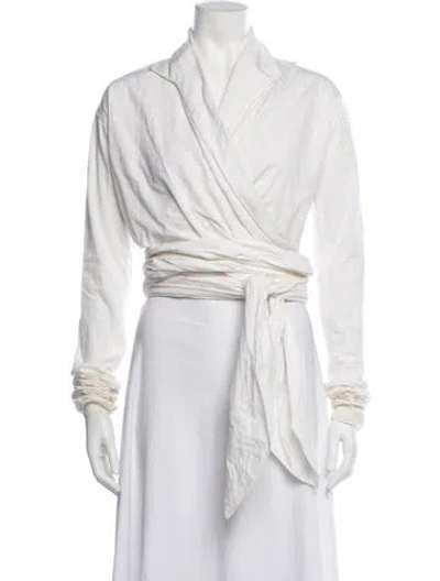 Pre-owned Romeo Gigli Vintage 1990's Top In White