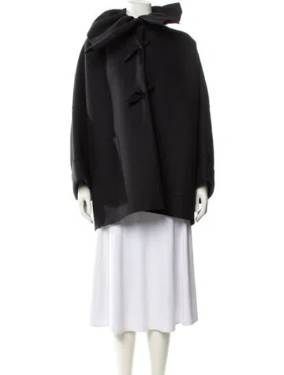 Pre-owned Romeo Gigli Vintage 1991 Coat In Black
