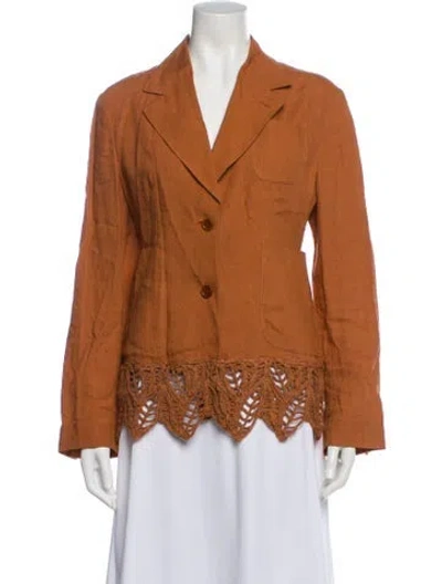 Pre-owned Romeo Gigli Vintage 1994 Blazer In Brown