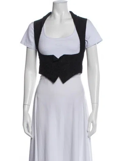 Pre-owned Romeo Gigli Vintage 1995 Vest In Black