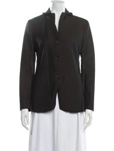 Pre-owned Romeo Gigli Vintage 2000 Blazer In Brown/metallic
