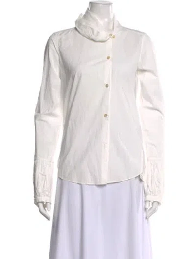 Pre-owned Romeo Gigli Vintage 2000's Blouse In White