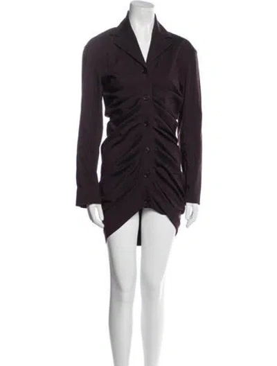 Pre-owned Romeo Gigli Vintage Knee-length Dress In Purple