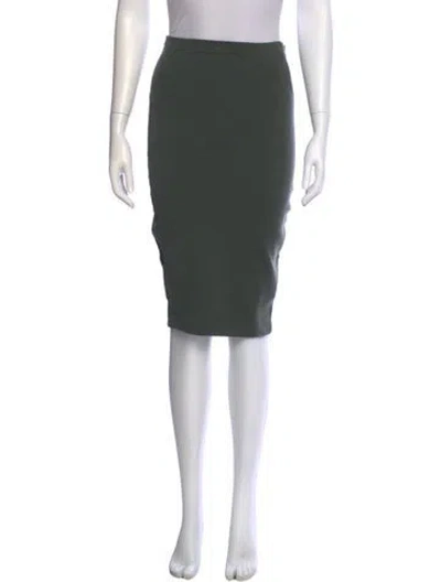 Pre-owned Romeo Gigli Vintage Knee-length Skirt In Green