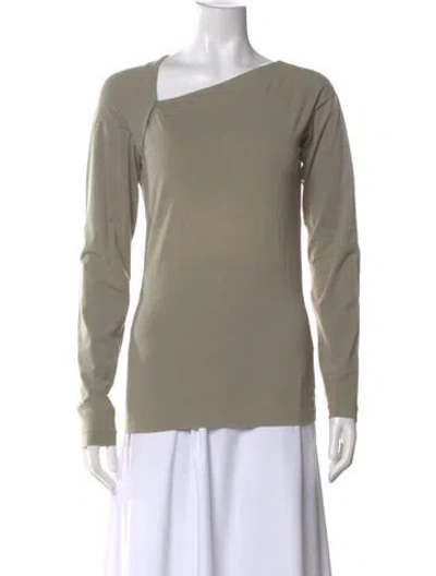 Pre-owned Romeo Gigli Vintage Late 1980's - Early 1990's Top In Green