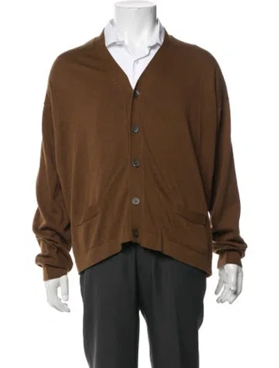 Pre-owned Romeo Gigli Vintage Late 1990's - Early 2000's Cardigan In Brown