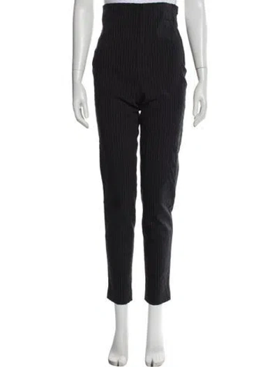 Pre-owned Romeo Gigli Vintage Straight Leg Pants In Black