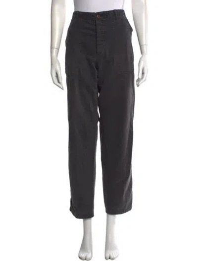 Pre-owned Romeo Gigli Vintage Straight Leg Pants In Blue