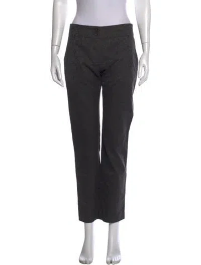 Pre-owned Romeo Gigli Vintage Straight Leg Pants In Grey