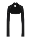 Romeo Gigli Woman Shrug Black Size 4 Viscose, Polyamide, Elastane In Black