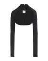 Romeo Gigli X Eggs Woman Shrug Black Size 6 Viscose, Polyamide, Elastane, Glass, Pvc - Polyvinyl Chl