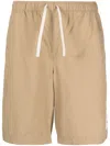 Romeo Hunte Logo-patch Cotton Shorts In Brown