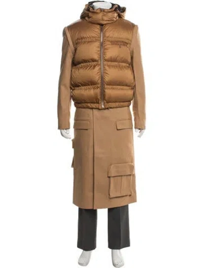 Pre-owned Romeo Hunte Puffer Coat In Brown