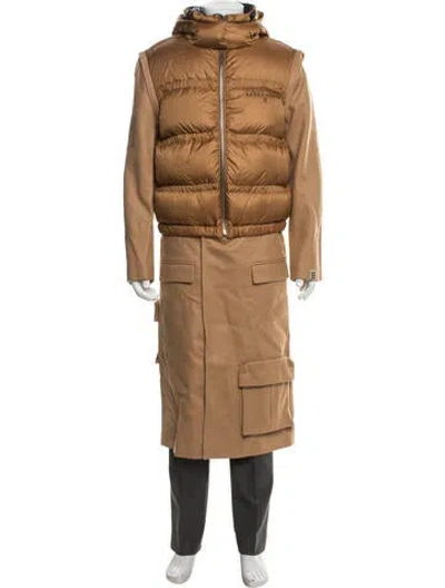 Pre-owned Romeo Hunte Puffer Coat In Brown