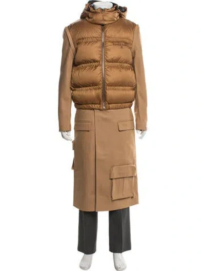 Pre-owned Romeo Hunte Puffer Coat In Brown