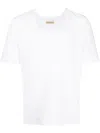 Romeo Hunte Terry Square-neck T-shirt In White