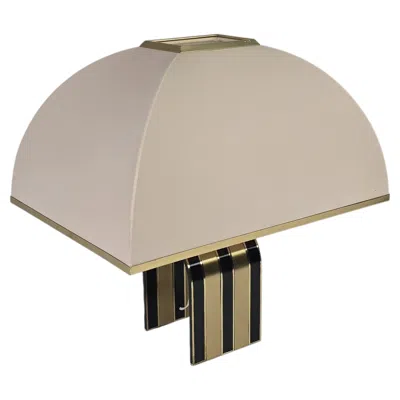 Pre-owned Romeo Rega 1960  Solid Thick Brass Table Lamp , Italy In Sand