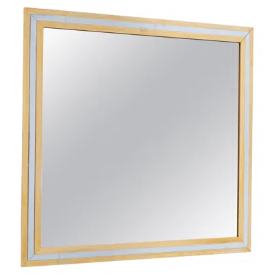 Pre-owned Romeo Rega Brass & Chrome Mirror Attr. , Italy, 1970 In Gray