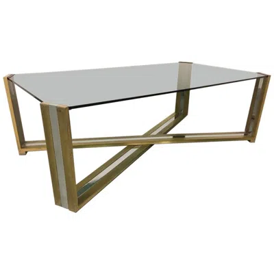 Pre-owned Romeo Rega Coffee Table, Italy, Circa 1970s In Brown