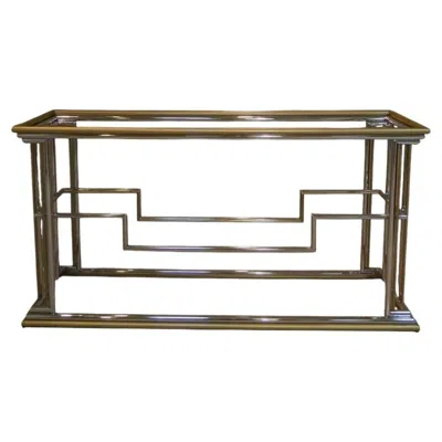 Pre-owned Romeo Rega Hollywood Regency Console Table By  - Italy, 1970s In Brown