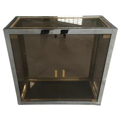 Pre-owned Romeo Rega Mid-century Modern Italian  Vitrine, 1970s In Black
