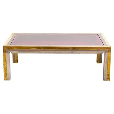 Pre-owned Romeo Rega Prod, Italy, C. 1970 Low Display Table In Sand