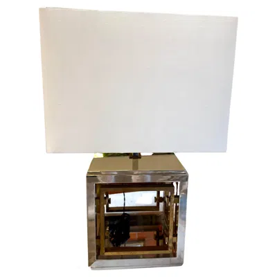 Pre-owned Romeo Rega Signed  Table Lamp 1970s In Transparent