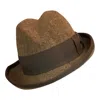 Romer Millinery Men's Maurice Wool Felt Fedora In Oatmeal Brown In Brown