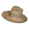 Romer Millinery Men's Neutrals Frontier Wide Brim Natural Wool Felt Fedora