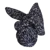 Romer Millinery Women's Blue / White Twisturban Turban In Navy & Ivory Floral Organza In Multi