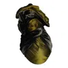 Romer Millinery Women's Brown / Green Twisturban Turban In Silk & Silk Velvet Deep Olive Reversible In Multi