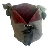 Romer Millinery Women's Brown Morphy Moldable Vest In Burgandy Velvet & Silk Twill In Brown