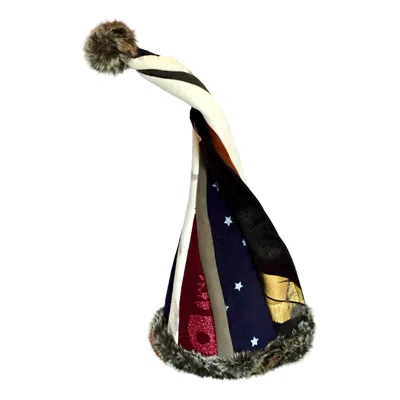 Romer Millinery Women's Giljagaur Yule Lad Upcycled Felt & Faux Fur Toque