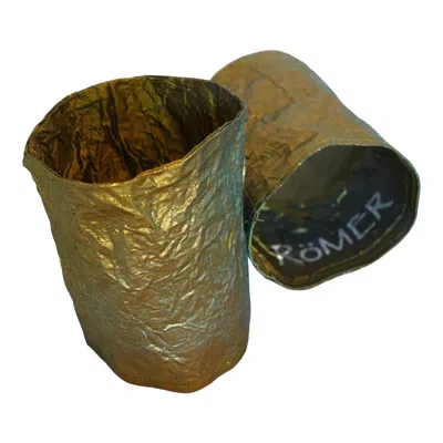 Romer Millinery Women's Morphy Moldable Old Gold Cuff Set Of Two